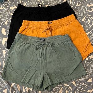 J Crew Factory Linen Style Shorts Size Small